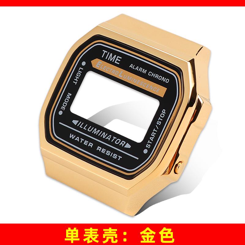 Мод-комплект A168 Стальной корпус Ремешок для часов Корпус Для G-SHOCK 3299 Casio A168WG Металлическая рамка Стекло Водонепроницаемое кольцо Аксессуары для ремешка