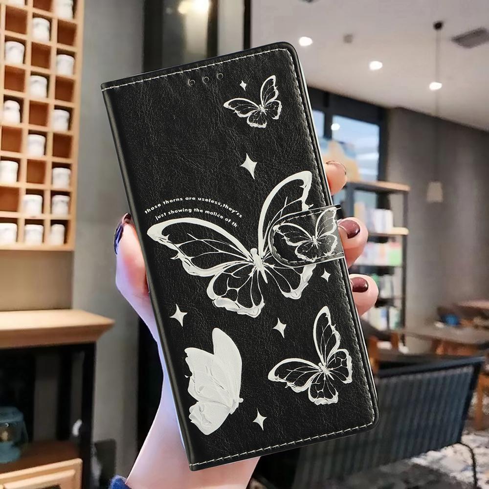 Кошелек Чехол-визитница Для iPhone 12 Pro 11 Pro Max 7 8 6 6S Plus SE3 SE2 SE 2020 2022 Модный 2025 Печатная Книга Флип Кожаная Обложка