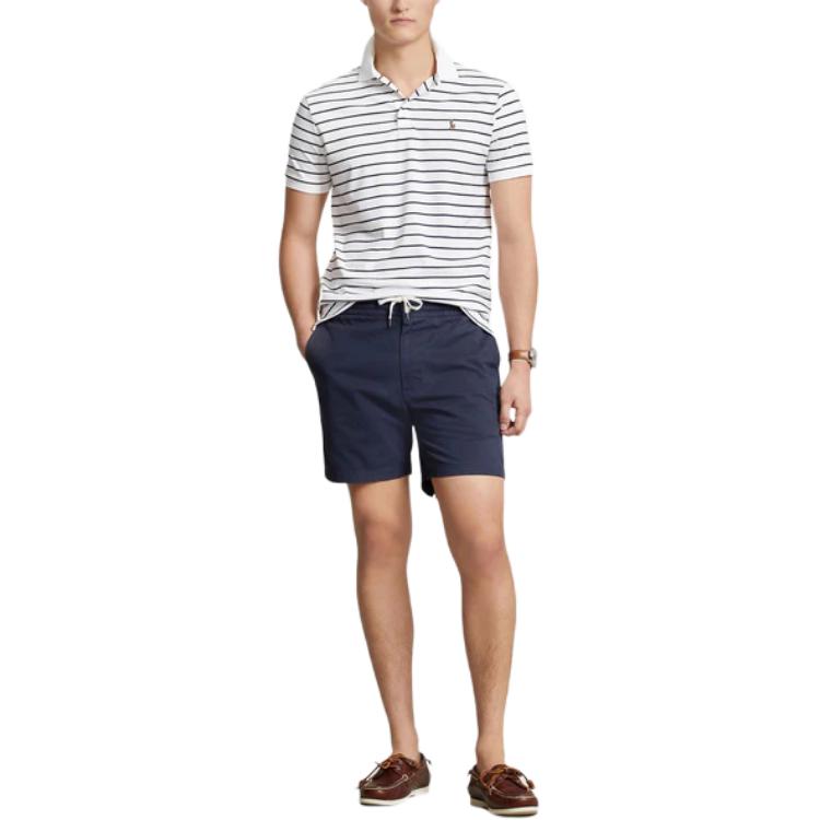 Polo Ralph Lauren Polo Pony Embroidered Striped Polo Shirt 710870545-003