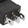 10 шт. Мини-тумблер KCD1 3 контакта 3 положения 6A250V 10A125V Лодочный тумблер Черный SPST Защелкивающийся Тумблер ВКЛ-ВЫКЛ-ВКЛ Автомобильный
