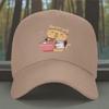 Cute Cat Eating Noodles Trucker Hat Adjustable Snapback Cap Casual Outdoor Anime Style