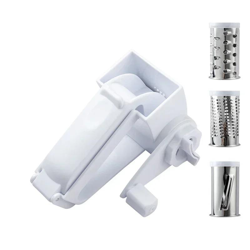 1 и 3 в 1 кухонные принадлежности Пластиковый ручной вращающийся сырный рубанок креативная терка для сыра Многофункциональная терка для сыра