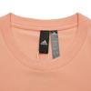adidas Футболка Shiny Bos Gradient Logo Print Sport с круглым вырезом и коротким рукавом, женские топы, абрикосовый цвет H09749