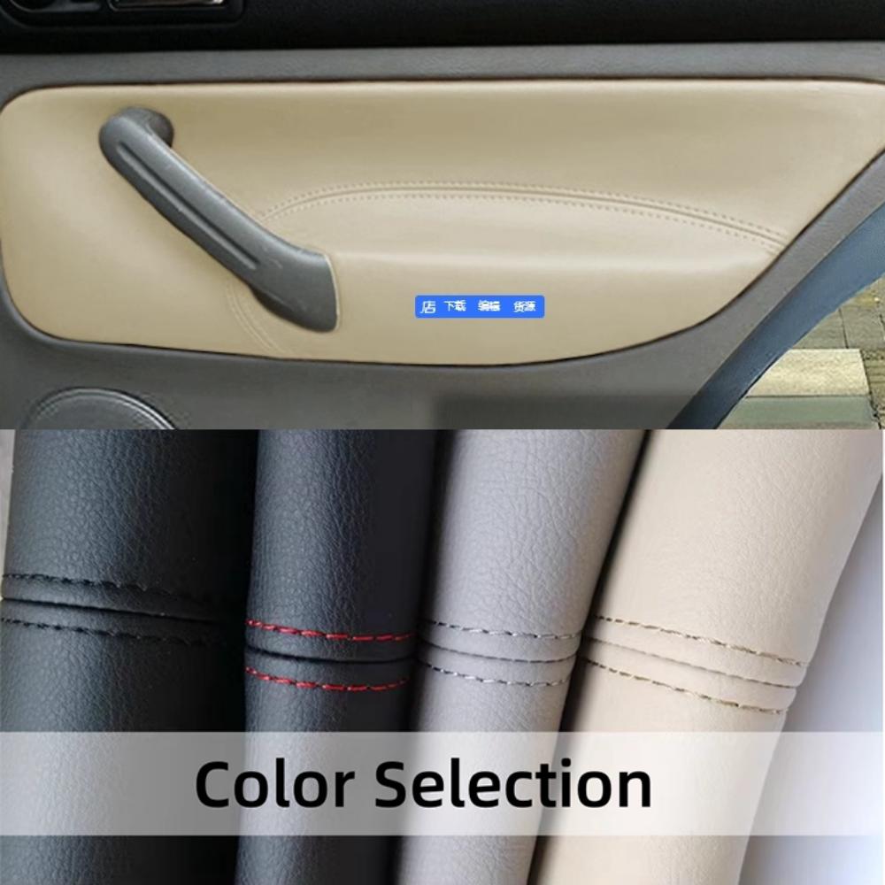 ONLY 4-Doors Leather Door Armrest Cover For VW Polo 2011 2012 2013 2014 2015 2016 Car Door Armrest Panel Skin Cover Accessories