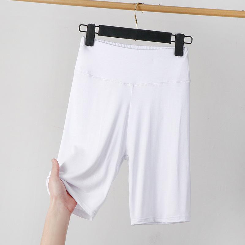 High-Waisted Slimming Women's Summer Shorts - Plus Size, Tight-Fitting, Anti-Exposure, Lightweight Base Layer (5-Minute Pants).
