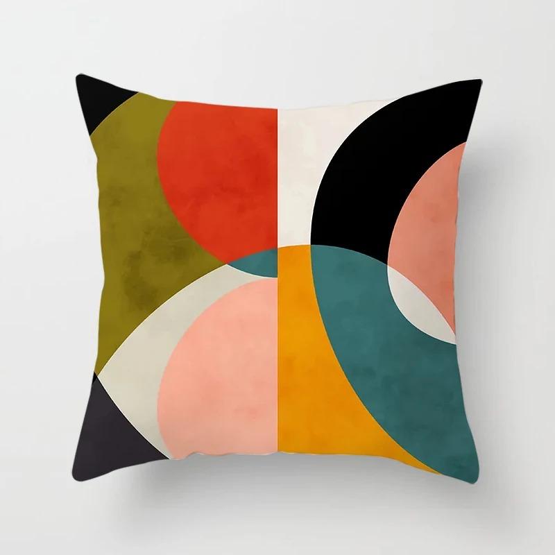 Простые красочные декоративные наволочки для гостиной, офиса, дома, наволочки для автомобиля, украшения