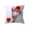 С Рождеством милый снеговик с принтом наволочка для дома, гостиной, украшения дивана, полиэстеровая подушка, наволочка
