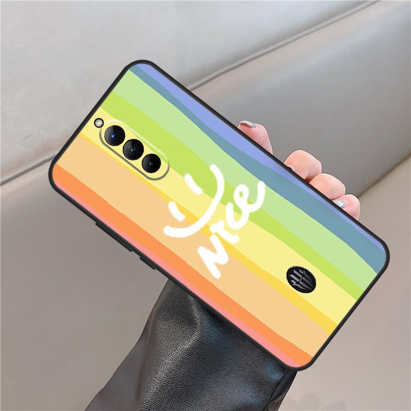Rainbow Cute Cartoon Case For ZTE Nubia Red Magic 10 Air 10S 9S 8S 6S 7S Pro For RedMagic 8 9 10 11 Pro Plus Cover