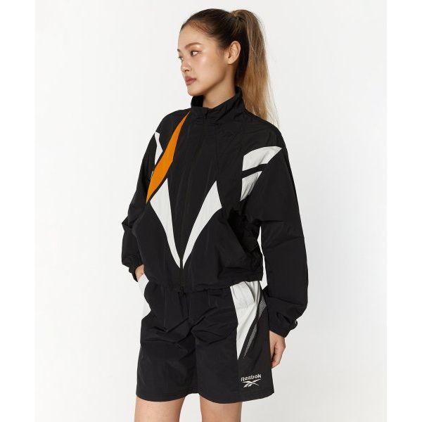 Reebok Принтованная куртка с коротким рукавом Женские куртки Черный REJU4EJ34BK