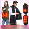 Men's Electric Heated Stand-Up Collar Vest with USB Power Supply