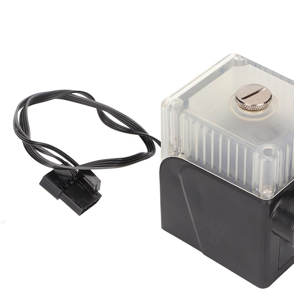 CPU G1/4 Quiet Water Cooling 12V 450L/H Three Phase Copper Wire 4pin Connector Computer Cooler Pump