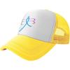 Thyroid Cancer Awareness Dragonfly Ribbon Trucker Hat Adjustable Mesh Snapback Cap Unisex Casual
