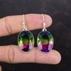 Faceted Multi Tourmaline Earring 925 Sterling Silver Earrings Genuine Gemstone Jewelry Handmade Dangle Earring Gift For Her Designer Earring