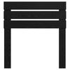 Headboard in Black Oak Look Made of Wood Based Material