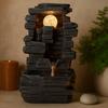 Tabletop Water Fountain 35cm Rock Crystal Ball