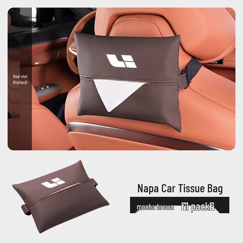 Compatible Tissue Box for Li Auto L6/L7/L8/L9 - Car Storage Accessory