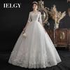 One-shoulder Wedding Dress Women's Fantasy Slim Sleeves Lace Bride Qidi Plus Size Dress