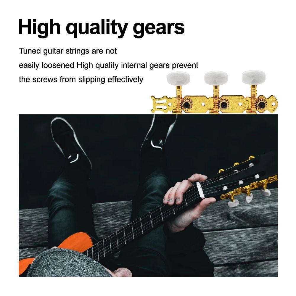 2Pcs/Set Machine Heads Machine Head Tuners Keys Guitar String Tuning Pegs Stringed Instruments