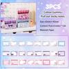 Kuromi Convenience Sticker Cartoon Transparent Stickable Sticky Paper Sticker Full Adhesive Multi Style Sanrio Label Sticker