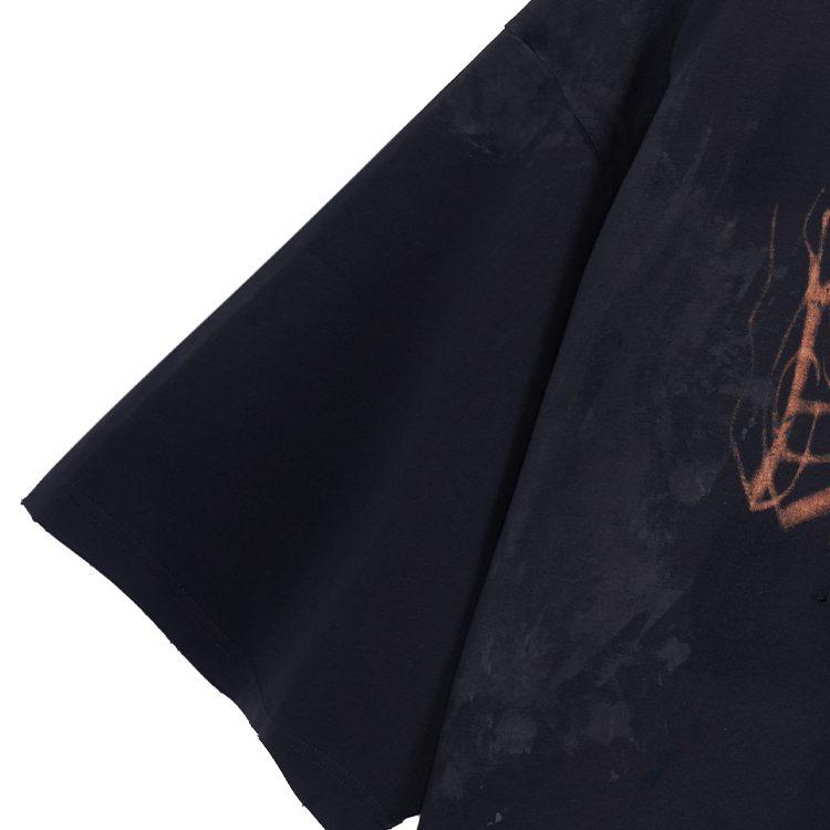 Balenciaga Футболка Свободный крой Унисекс Черный 744439TOVE11055