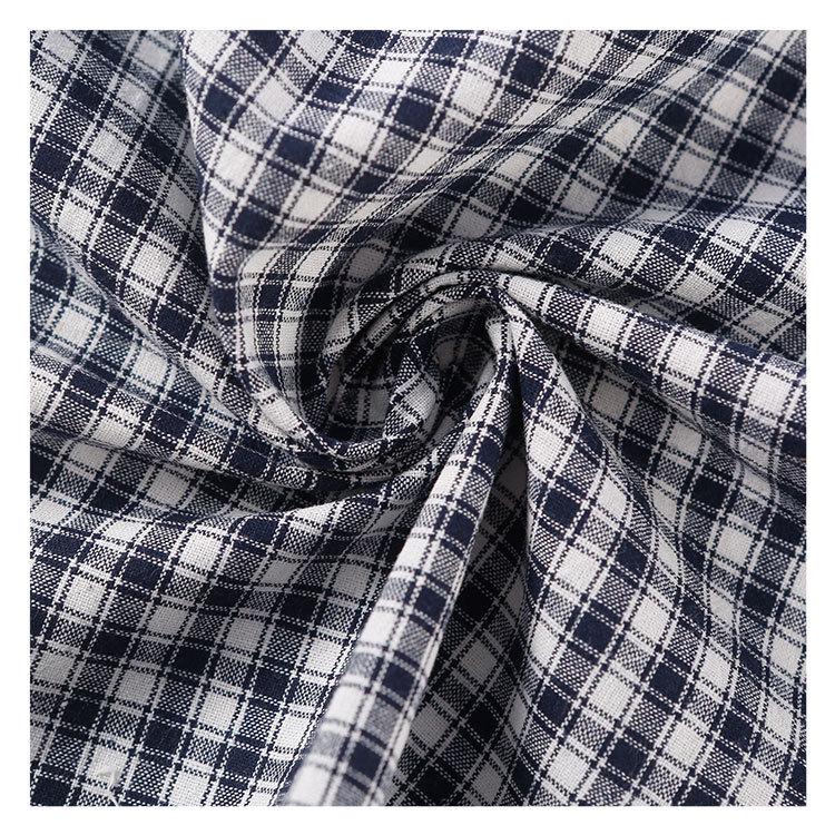 Ткань в клетку из хлопчатобумажной пряжи 21-го каунта для детской и женской одежды