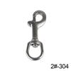 1PC 65-120MM 304/316 Stainless Steel Diving Single-Head Hook 360° Rotation Quick Release Spring Buckle BCD Scuba Equipment Accessories #470465