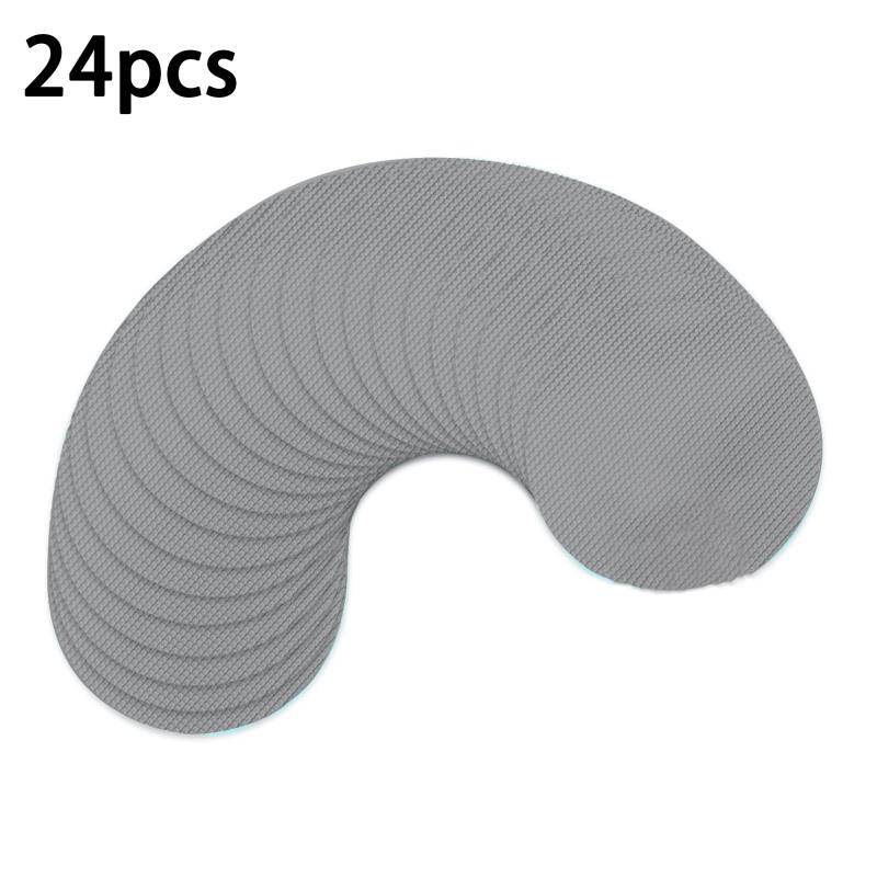 24 шт., 8 см, противоскользящие наклейки, наклейка для ванны, душа, клейкая наклейка для ванной, ступни для ванны, наклейки, пол, круглая форма, противоскользящая наклейка