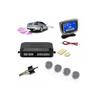 Vehicle Parking Sensor With Lcd Display, Sound Alert, 4 Sensors Gray