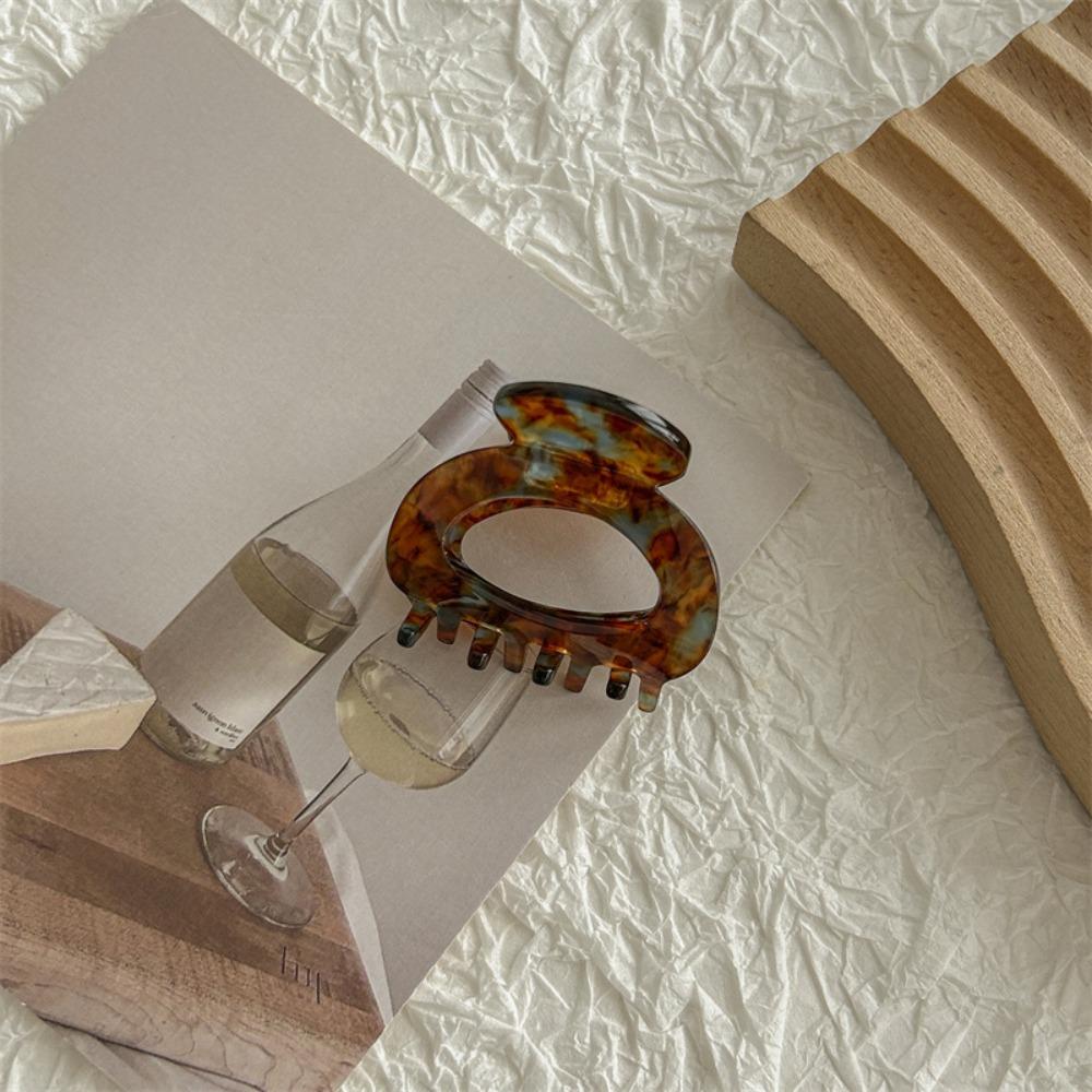 Acetate Vintage Back Half Hair Clip Hair Claw Small Grip Hair Clip New High-grade Grip Clip Women