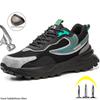 Дышащие рабочие кроссовки, мужская защитная обувь со стальным носком, противоударная защитная рабочая обувь, мужская и женская неразрушимая обувь, защитные ботинки