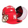Unisex Embroidered Baseball Cap Outdoor Sports NFL MLB Style Adjustable Sun Hat Acrylic Fabric
