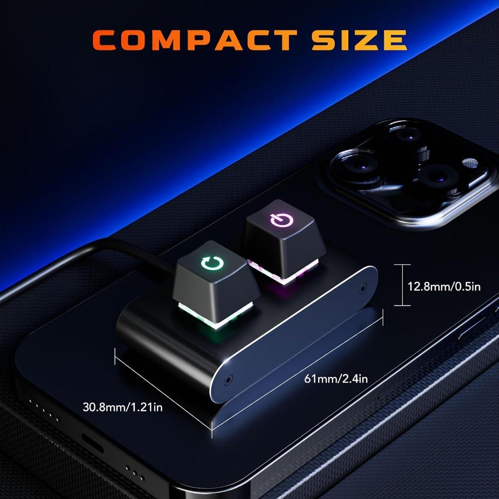 RGB LED External Desktop Power Switch 2M Cable HDD LED Light PC Power Button Metal Housing ON Off Reset SW ATX Switch Splitter