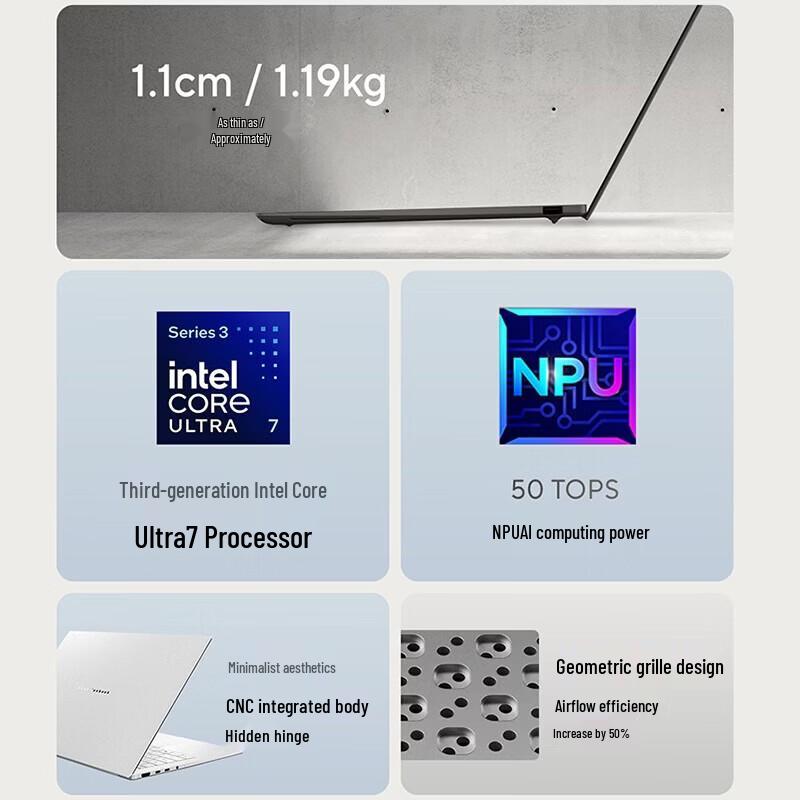 ASUS Zenbook 14 Air Laptop (CN version)