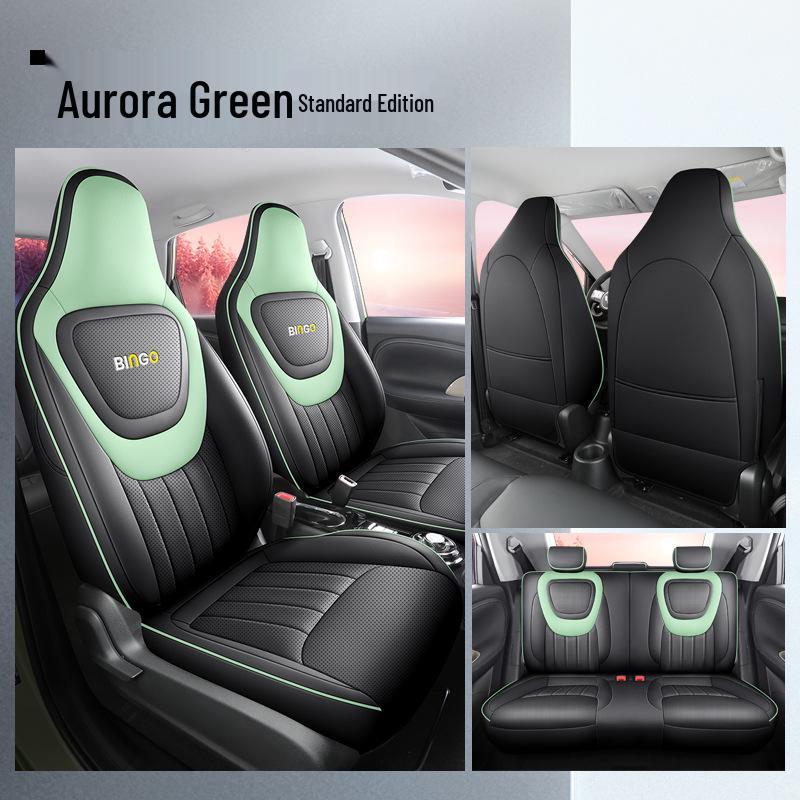 LTCS Wuling Bingo Car Seat Cover: Stylish Sports Leather Cushion for All Seasons