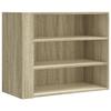VidaXL Wall Cabinet Sonoma Oak 75x35x60 Cm Engineered Wood, Hanging Cabinet, Wall Cupboard, Bathroom Cabinet 848418