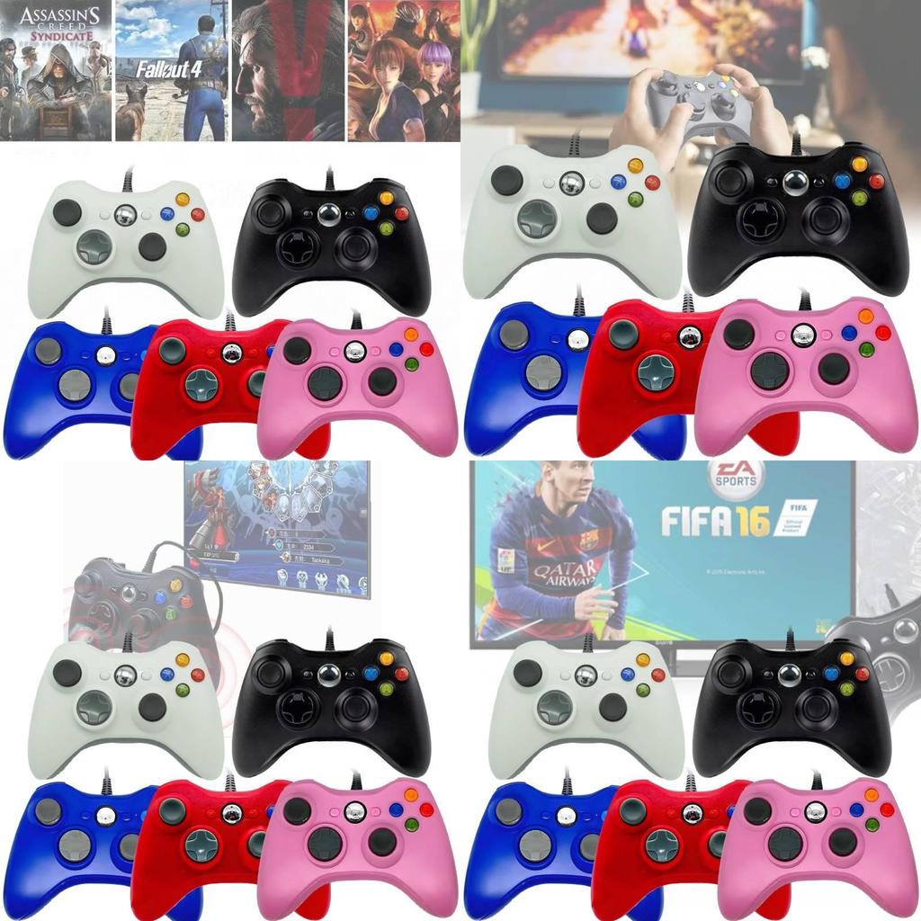 Фабричная оптовая продажа контроллера Xbox360 для ПК, ТВ-приставки, геймпада с функцией вибрации для Steam и Android TV