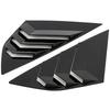2pcs Rear Window Louvers Car Rear Window Blinds Side Tuyere Louvers Vent Replacement for Focus ST RS MK3 Hatchback