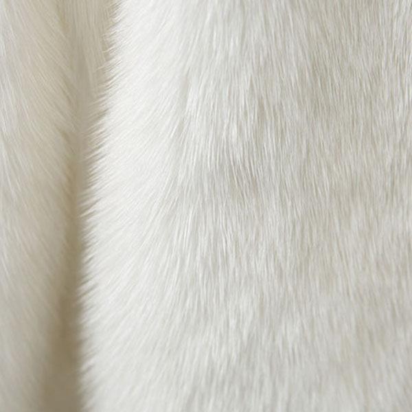 Winter All-match Warmth and Cotton Thick Imitation Mink Fur Coat Mink Fur Coat Women's Mid-length Hooded Waist Big Swing Fur Trench Coat