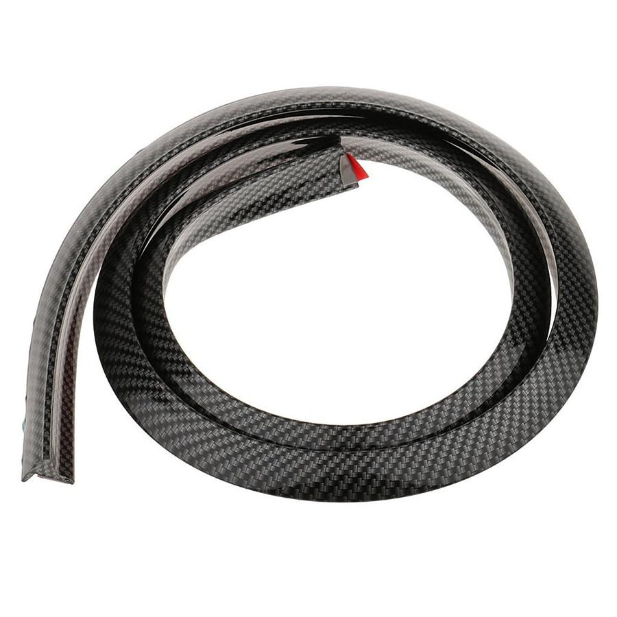 2 шт. 150 см универсальные резиновые накладки на крылья автомобиля цвета карбонового волокна