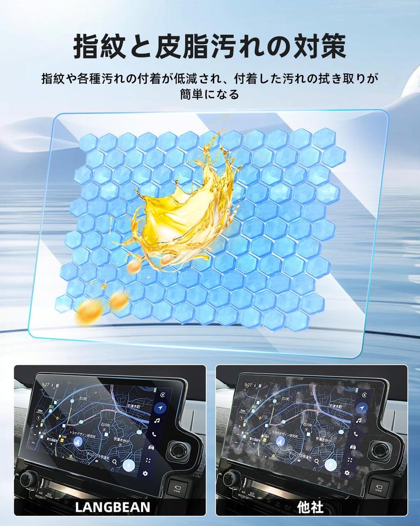 LANGBEAN Toyota Sienta Car Accessories PET Film, 10.5 Inches, SIENTA 10 Series Accessories, Protective