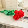 Yilu Shenghua Rose Plush Fabric Bouquet: Simulated Flower Arrangement Prop & Curtain Tieback, Ideal for Wedding Gifts.