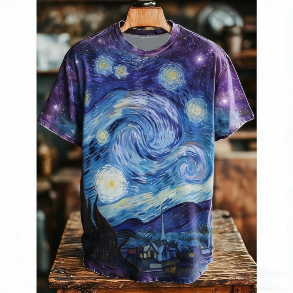 Europe and America Vintage Men's T-Shirts Fashion Street Short Sleeve Tee Shirts Loose Outdoor Casual Clothing T-shirt Women Tees Tops