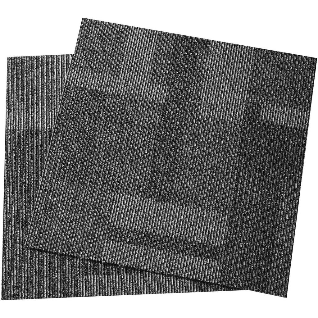 Carpet Tiles Reusable, 24"x 24"Carpet Squares With Padding Attached, Soft Padded Carpet Tiles, Easy Install DIY for Bedroom Living Room (24Tiles,