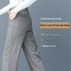Women's Wool High-Waisted Wide-Leg Pants - Autumn & Winter Fashionable Slimming Casual Trousers