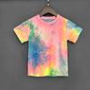 Kids Baby Boys Girls T-shirt Sweet Gradient Color Short Sleeve Printed T-shirt