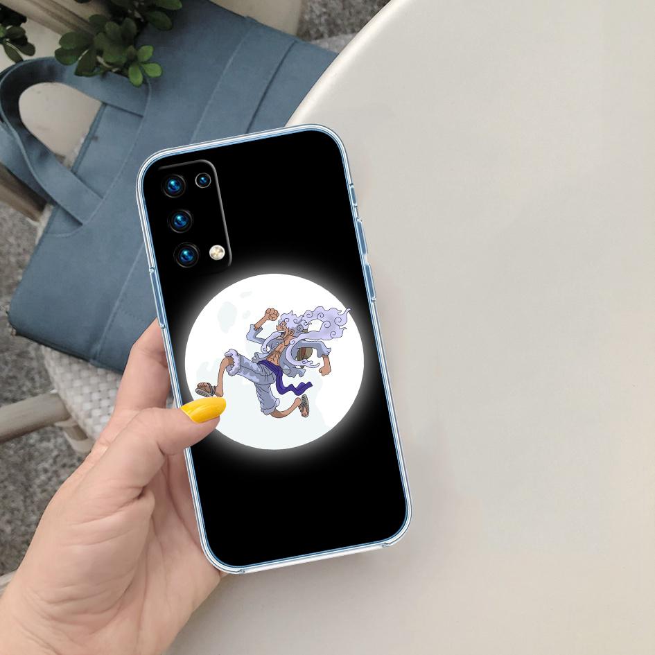 FM30 Луффи One Piece Прозрачный чехол-бампер для телефона Samsung Galaxy A04 A04S A14 A23 A34 A54 M23 M33 M52 M53