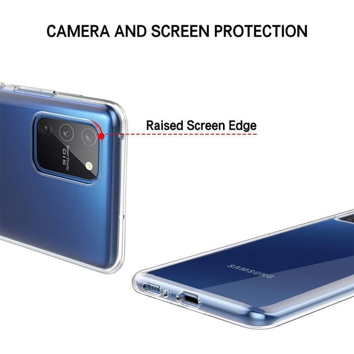 Coque transparente pour Samsung Galaxy Note 10 Lite + 2 Pièces Verre Trempé, Transparent Ultra Mince Anti Rayures Silicone TPU