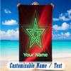Beach Towel Custom Name Text, Quick Dry Large Towel For Beach HomeMorocco Football