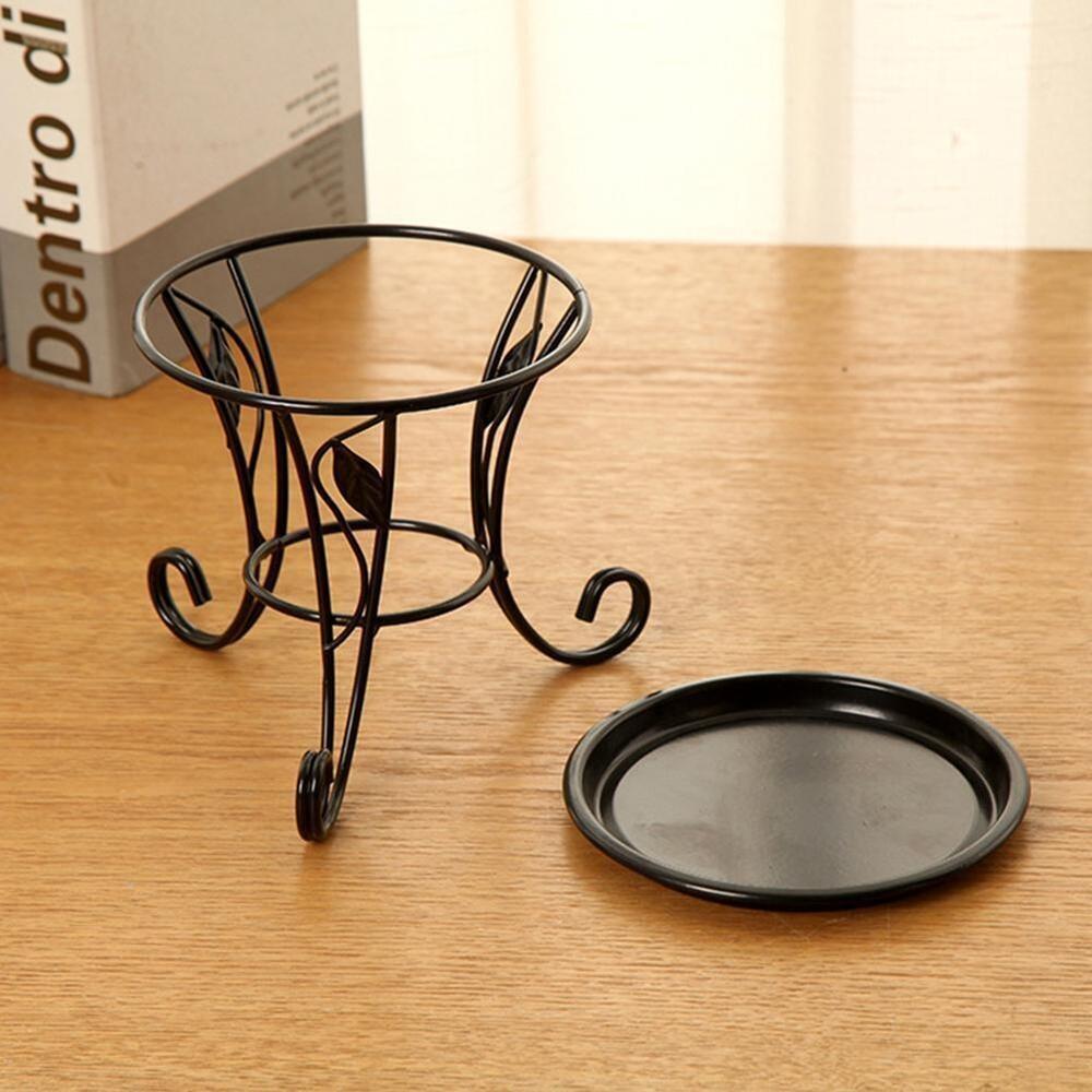 Desktop Iron Crafts European Style Flower Pot Rack Flower Rack Garden Decoration Plant Rack