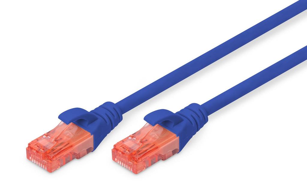 Patchcord DIGITUS UTP cat. 6 1m PVC blue